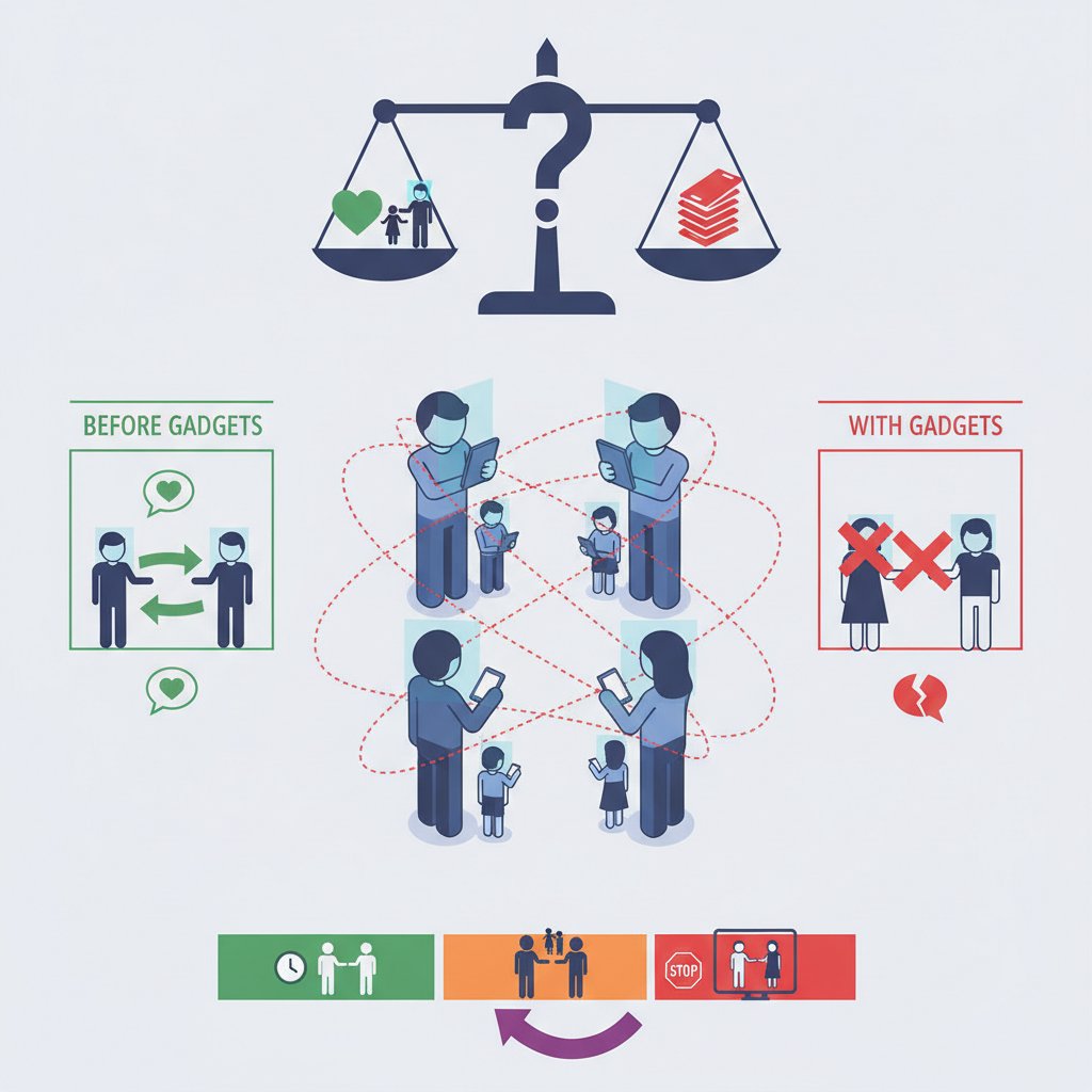 Нова етика спілкування: як гаджети впливають на стосунки в родині та де межа