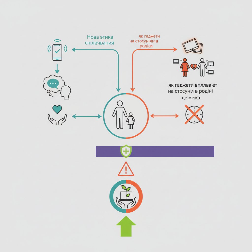Нова етика спілкування: як гаджети впливають на стосунки в родині та де межа