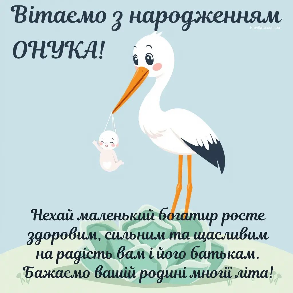 привітання бабусі з днем народження онука в прозі