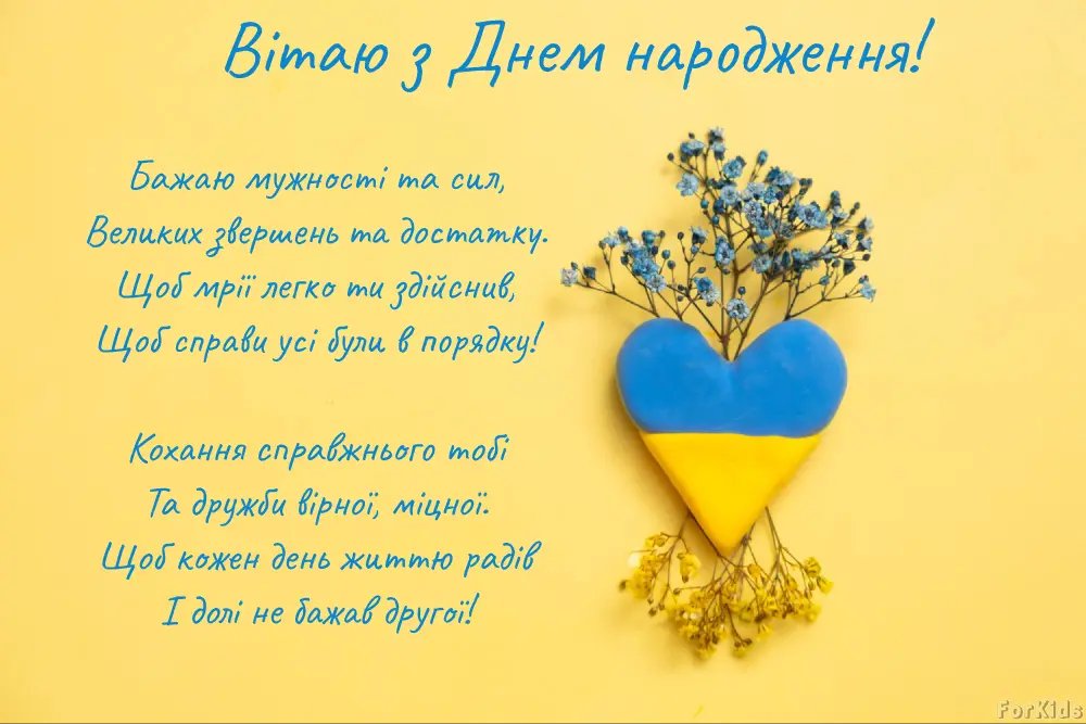 поздравления с днем рождения мужчине картинки на украинском языке