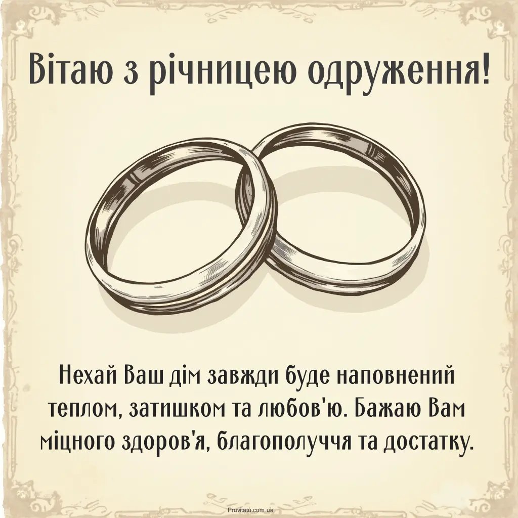 привітання з річницею весілля картинки