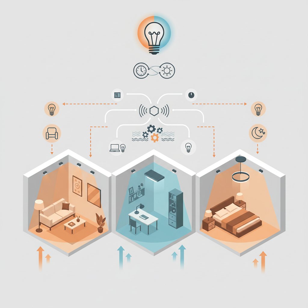 Розумне освітлення: як за допомогою світла зонувати смарт-квартиру