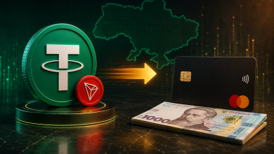 Вывод Tether TRC20 (USDT) на карту в гривнах (UAH)